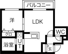 amadeus澄川の間取り画像
