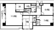 アルファスクエア円山の間取り画像