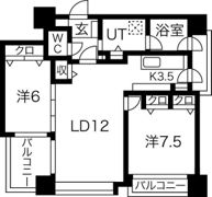 ノヴァ知事公館前の間取り画像