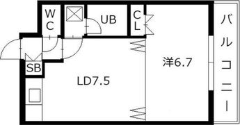 メープル北27条の間取り画像