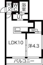 casaSC白石2ndの間取り画像