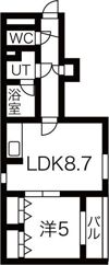 オルセー北円山の間取り画像