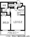 平岸Riverside（平岸リバーサイド）の間取り画像