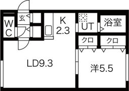 レストシティ琴似の間取り画像