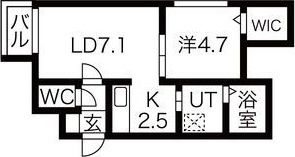 LIERRE発寒南の間取り画像