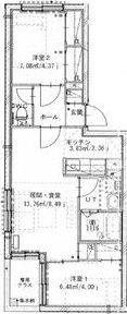 クレア東札幌の間取り画像