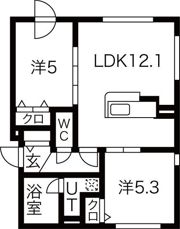 レーベルシャトーS11の間取り画像