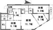 カレラ山鼻2ndの間取り画像