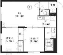 エクセル美園の間取り画像