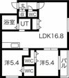 Casa de Shelley（カサ デ シェリー）の間取り画像