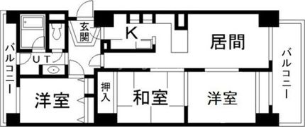 東海プラザ白石の間取り画像