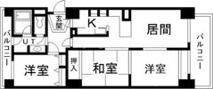 東海プラザ白石の間取り画像
