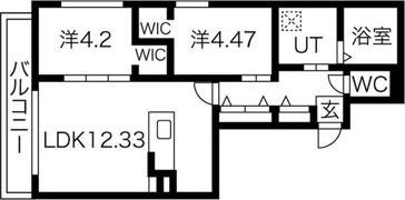 Dominion N27（ドミニオンN27）の間取り画像