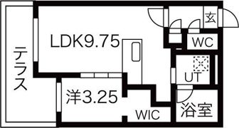 GLACIER東札幌（グレーシア東札幌）の間取り画像