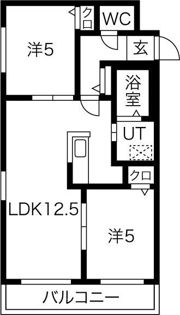 ASTAGE八軒の間取り画像