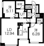 F156の間取り画像