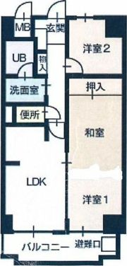 アーバンハイツNAKAIの間取り画像