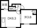 グランソレイユ南1条の間取り画像