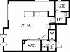 Padres菊水の間取り画像
