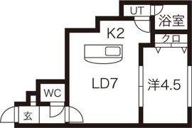 クレインコートIの間取り画像