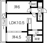 ネコオール麻生の間取り画像