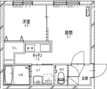 シティプレミア環状通東の間取り画像