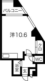 メトロサイドパレス北大前の間取り画像