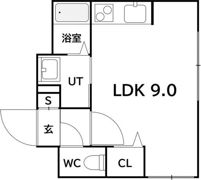 ラフィーネ南平岸IVの間取り画像