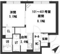 グランメールサガンの間取り画像