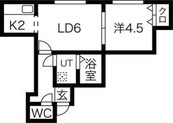 ライフステージ菊水の間取り画像