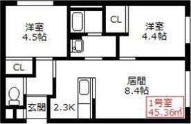 フォレストR-IIの間取り画像
