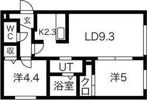 ヴァルム発寒の間取り画像
