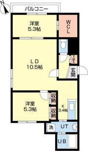 REGALIA澄川（レガリア）の間取り画像