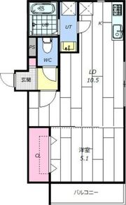 LUANA福住の間取り画像