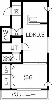 アーバンハイツ北2条の間取り画像