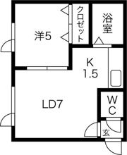 コアライズ弐番館の間取り画像