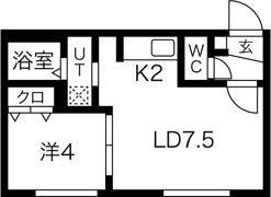メトロ南平岸駅前の間取り画像