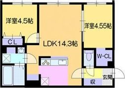 仮）アーバス南円山の間取り画像