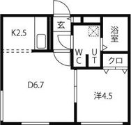 ブランノワール桑園の間取り画像