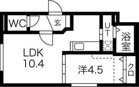 ALPHA平岸の間取り画像