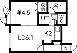 グローリーN1の間取り画像
