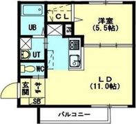 ルヌアージュ北13条東の間取り画像