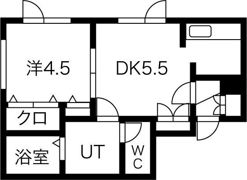 マリンパレス月寒弐番館の間取り画像
