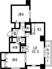 ベルリード福住の間取り画像