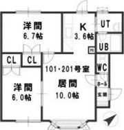 ルミエールマイハウスの間取り画像