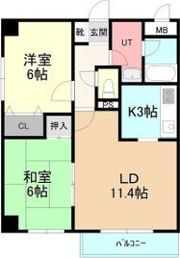 デラシオン協和IIIの間取り画像