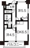 セザール南10条西の間取り画像