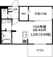 ブランシャールALAIN幌平橋の間取り画像