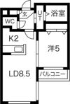 プレミアシティ札幌東の間取り画像