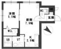 グランメール本郷通11北の間取り画像